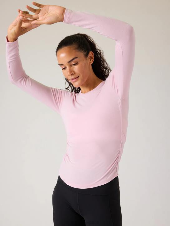 Athleta femmes ceinturez facilement le haut JRTZ525 vêtements bégonia