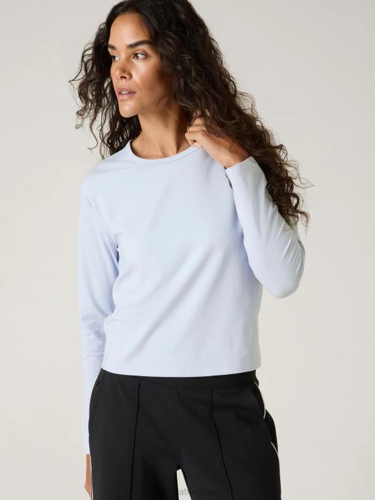 Athleta femmes haut essentiel JRTZ232 vêtements chute de neige bleu