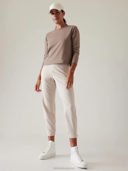 Athleta femmes haut essentiel JRTZ309 vêtements pyrite