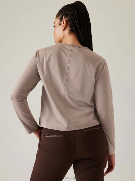 Athleta femmes haut essentiel JRTZ309 vêtements pyrite