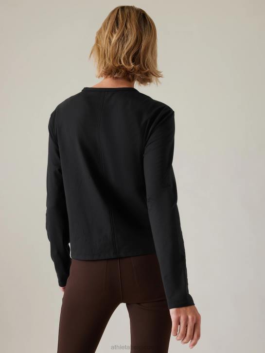 Athleta femmes haut essentiel JRTZ353 vêtements noir