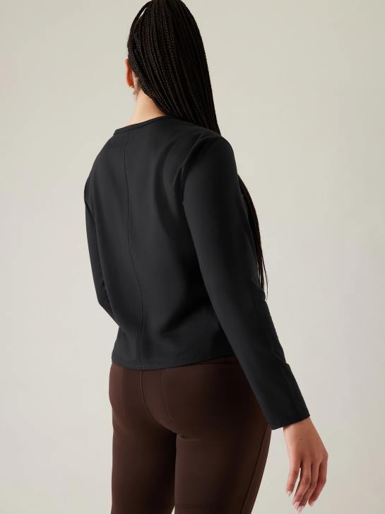 Athleta femmes haut essentiel JRTZ353 vêtements noir