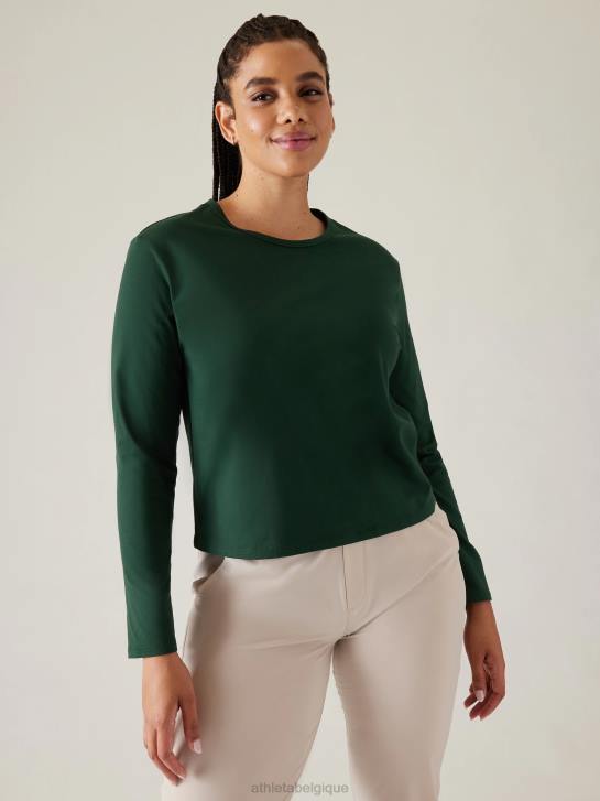 Athleta femmes haut essentiel JRTZ434 vêtements collation aux algues