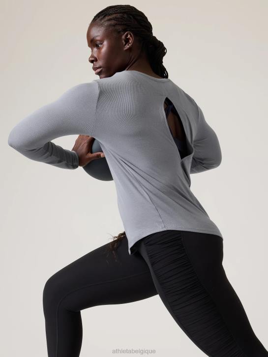 Athleta femmes haut ouvert avec facilité JRTZ332 vêtements côte bleue du littoral