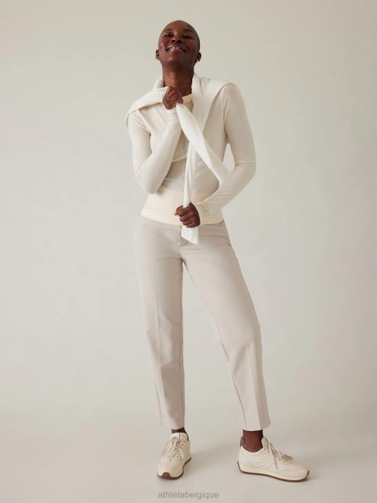 Athleta femmes haut sans couture ascension JRTZ258 vêtements magnolia blanc