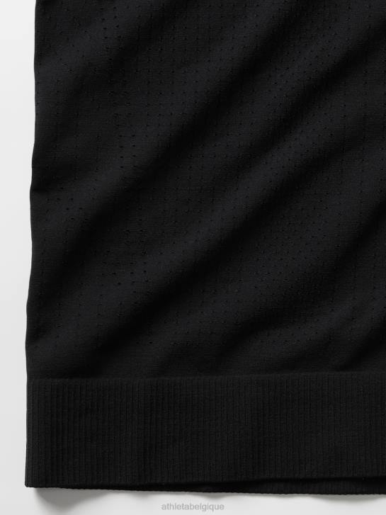 Athleta femmes haut sans couture en mouvement JRTZ262 vêtements noir