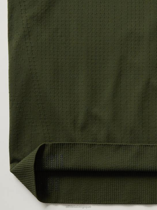 Athleta femmes haut sans couture en mouvement JRTZ431 vêtements tremble, olive
