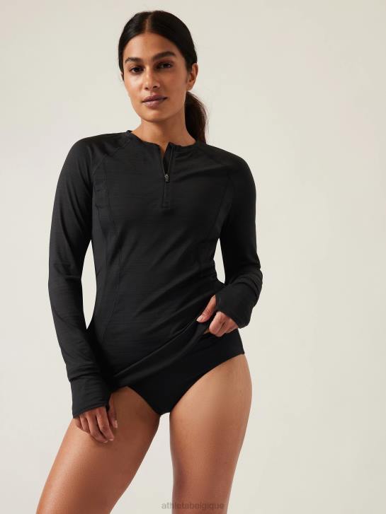 Athleta femmes pacifica illume - haut ajusté upf JRTZ296 vêtements noir