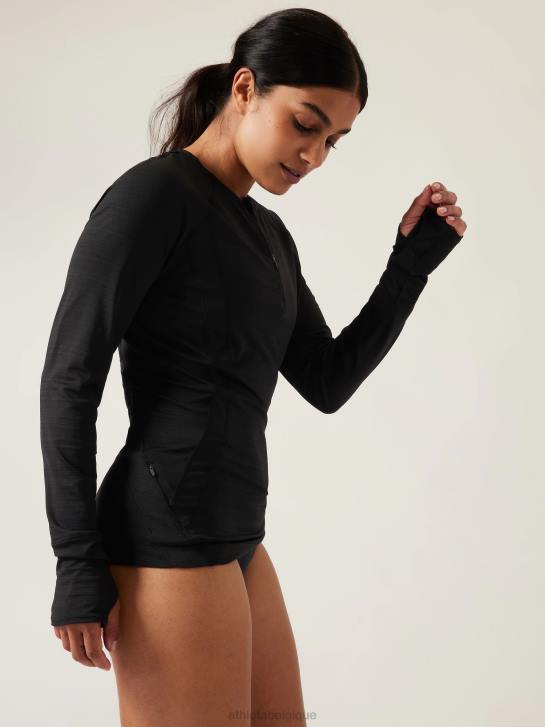 Athleta femmes pacifica illume - haut ajusté upf JRTZ296 vêtements noir