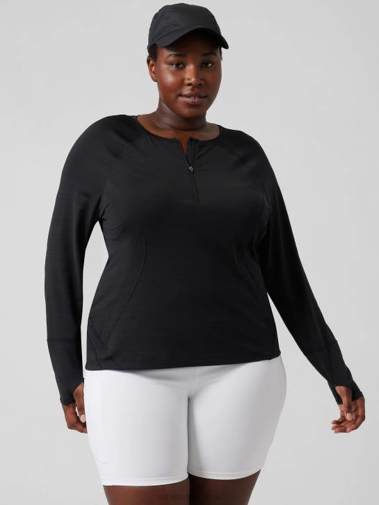 Athleta femmes pacifica illume - haut ajusté upf JRTZ296 vêtements noir