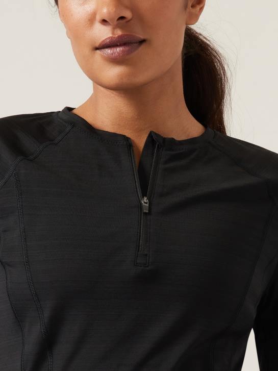 Athleta femmes pacifica illume - haut ajusté upf JRTZ296 vêtements noir