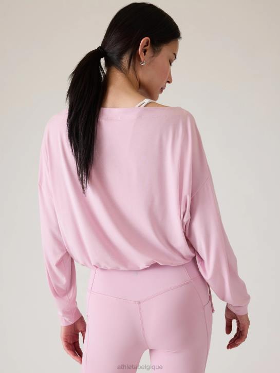 Athleta femmes refroidir en haut JRTZ384 vêtements bégonia