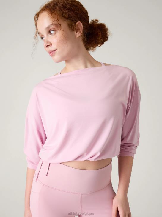 Athleta femmes refroidir en haut JRTZ384 vêtements bégonia