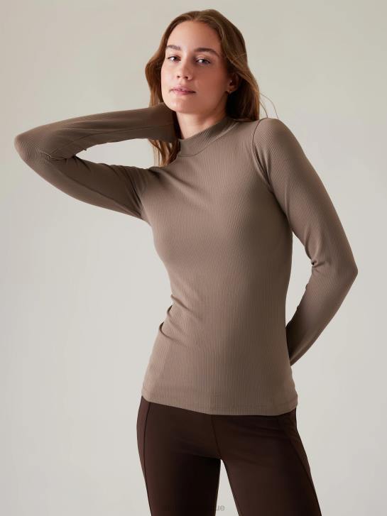 Athleta femmes renouveler le haut sans couture à col montant JRTZ445 vêtements pyrite