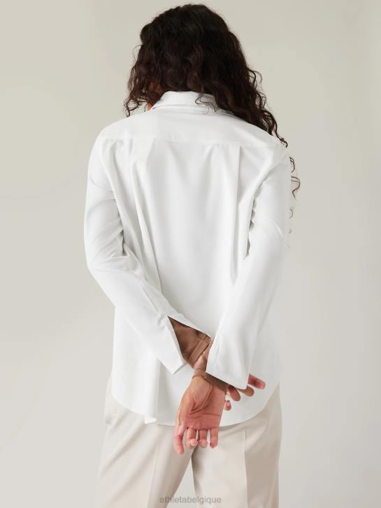 Athleta femmes sommet éternel JRTZ290 vêtements blanc brillant
