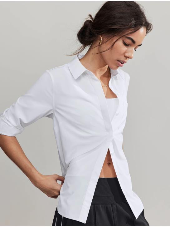 Athleta femmes sommet éternel JRTZ290 vêtements blanc brillant