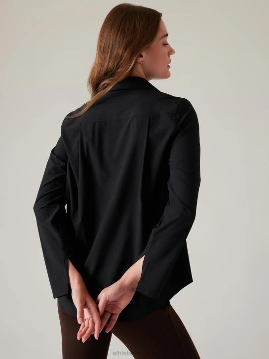 Athleta femmes sommet éternel JRTZ333 vêtements noir