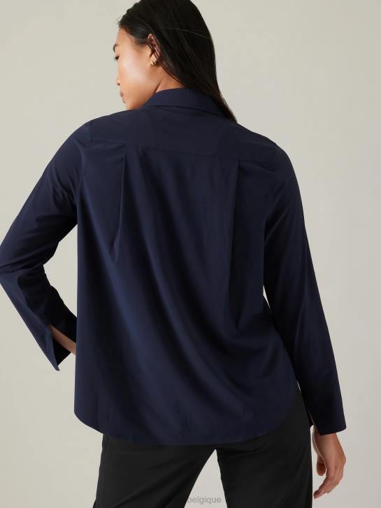Athleta femmes sommet éternel JRTZ448 vêtements marine