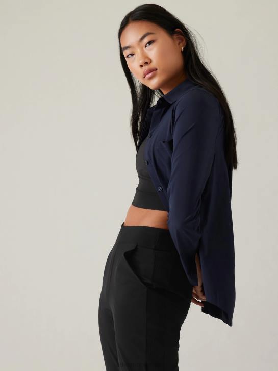 Athleta femmes sommet éternel JRTZ448 vêtements marine