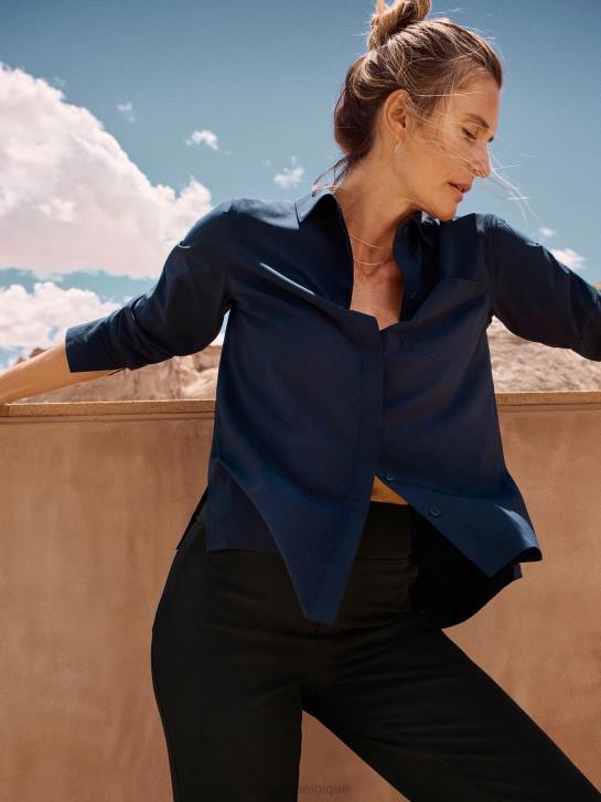 Athleta femmes sommet éternel JRTZ448 vêtements marine