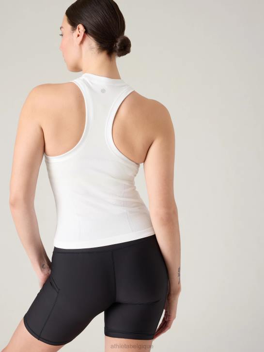 Athleta femmes débardeur sport sans coutures momentum JRTZ330 vêtements blanc brillant