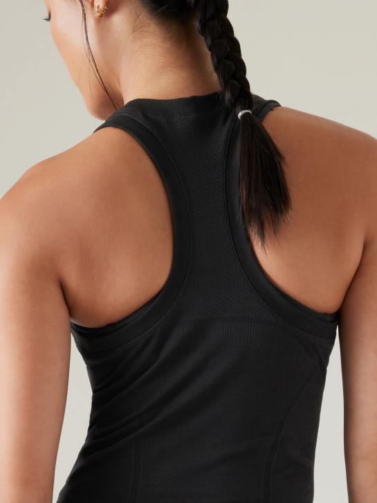 Athleta femmes débardeur sport sans coutures momentum JRTZ496 vêtements noir