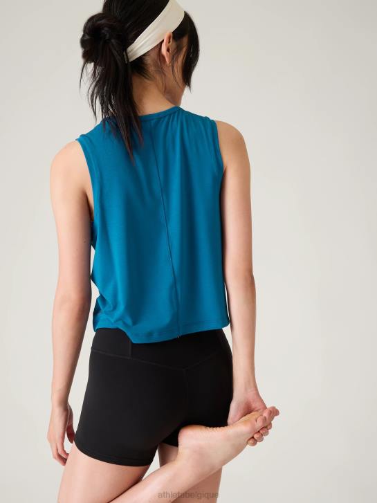 Athleta femmes en toute simplicité réservoir musculaire JRTZ347 vêtements bleu lapis foncé