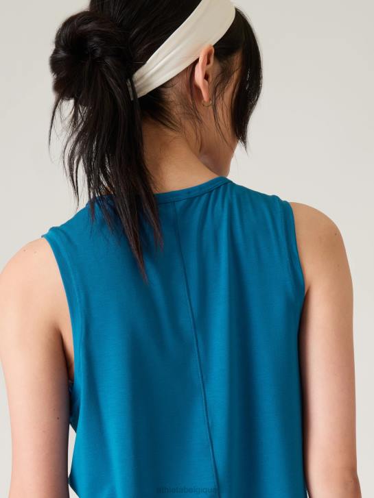 Athleta femmes en toute simplicité réservoir musculaire JRTZ347 vêtements bleu lapis foncé