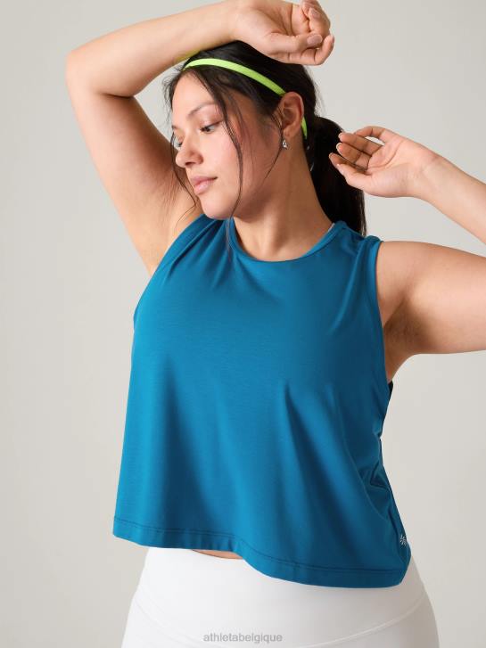 Athleta femmes en toute simplicité réservoir musculaire JRTZ347 vêtements bleu lapis foncé