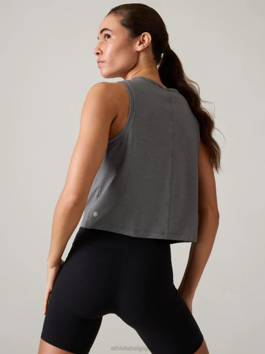 Athleta femmes en toute simplicité réservoir musculaire JRTZ493 vêtements gris moyen chiné
