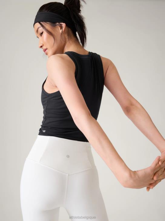 Athleta femmes facilement tourner le réservoir JRTZ225 vêtements noir