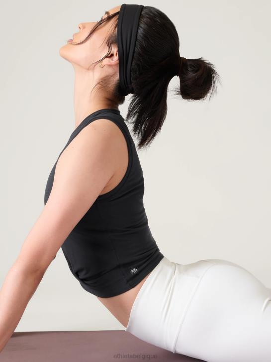 Athleta femmes facilement tourner le réservoir JRTZ225 vêtements noir