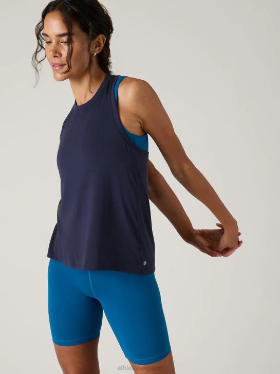 Athleta femmes facilité en réservoir JRTZ197 vêtements marine