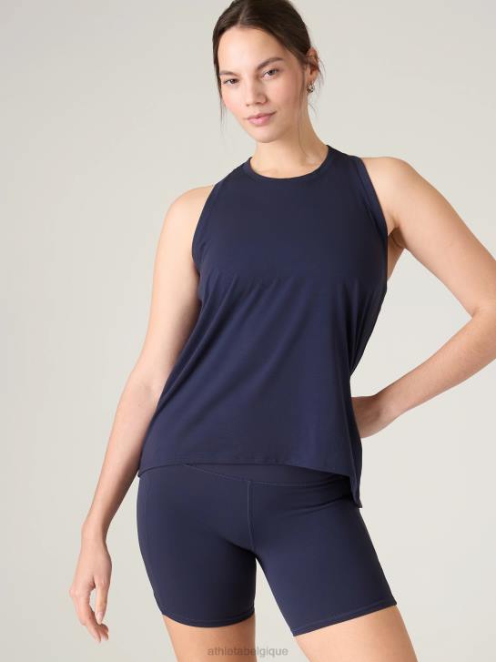 Athleta femmes facilité en réservoir JRTZ197 vêtements marine