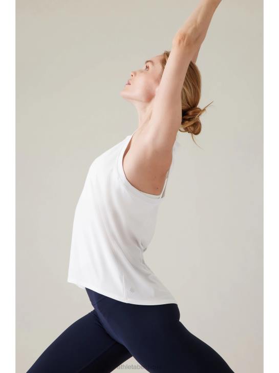 Athleta femmes facilité en réservoir JRTZ283 vêtements blanc brillant