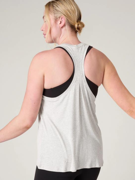 Athleta femmes facilité en réservoir JRTZ468 vêtements côte chiné gris clair