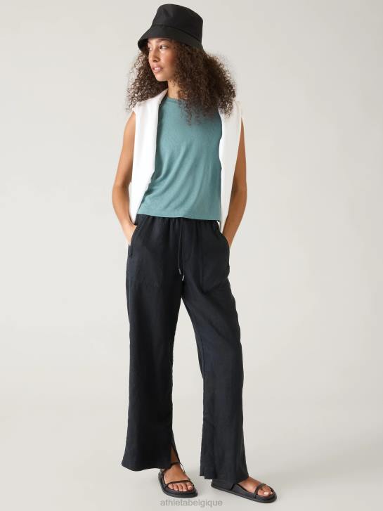 Athleta femmes réservoir de muscle venteux JRTZ533 vêtements vert oxydé