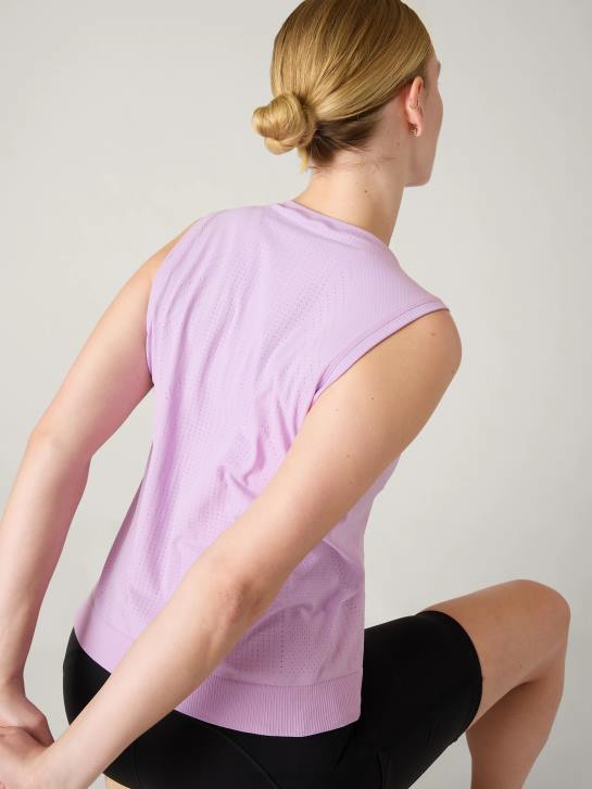 Athleta femmes réservoir sans couture en mouvement JRTZ201 vêtements bégonia