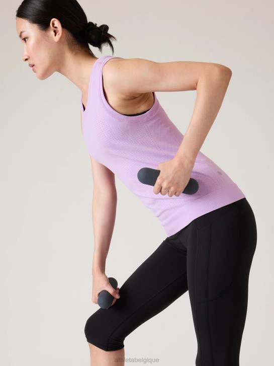 Athleta femmes réservoir sans couture en mouvement JRTZ201 vêtements bégonia