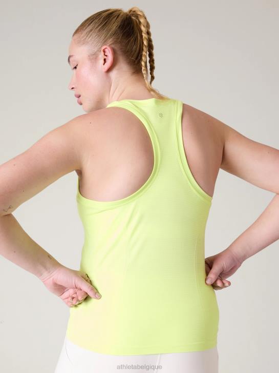 Athleta femmes réservoir sans couture élan JRTZ189 vêtements mini rayure à l'aloès