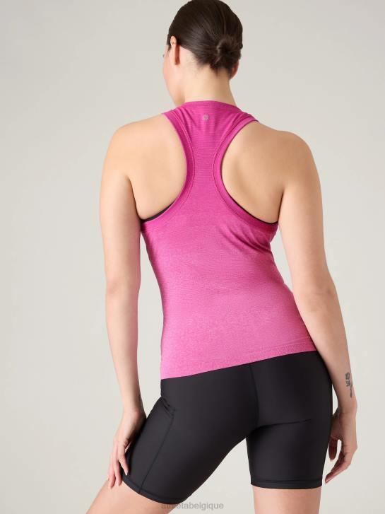 Athleta femmes réservoir sans couture élan JRTZ261 vêtements dégradé rose plante de glace