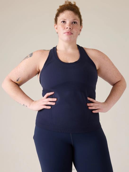 Athleta femmes réservoir sans couture élan JRTZ476 vêtements marine
