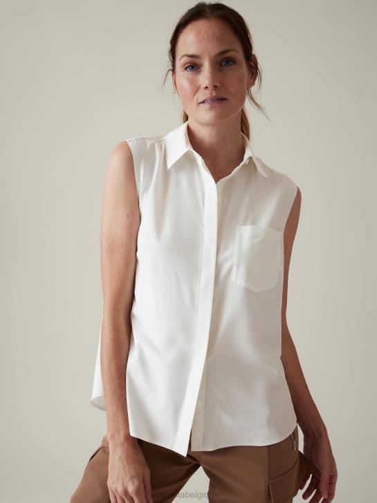 Athleta femmes réservoir éternel JRTZ320 vêtements blanc brillant