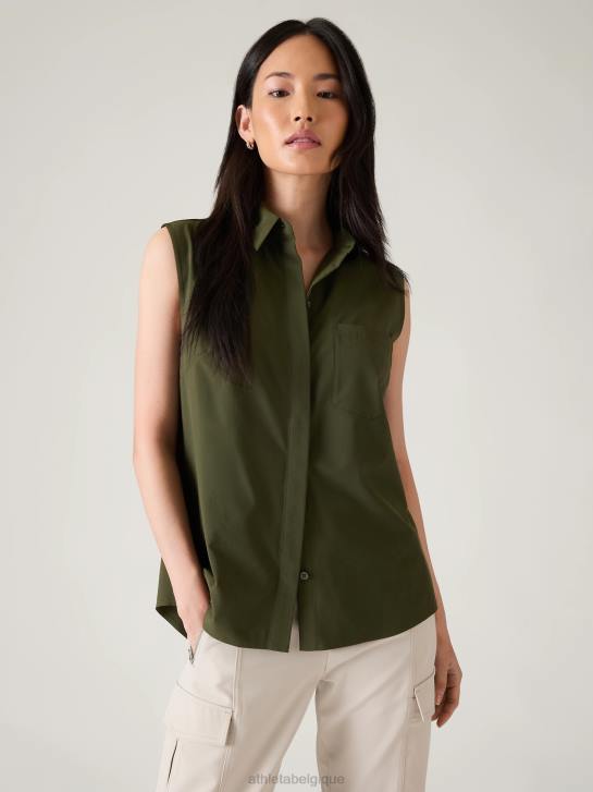 Athleta femmes réservoir éternel JRTZ350 vêtements tremble, olive