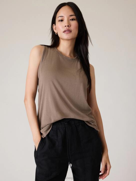 Athleta femmes réservoir venteux JRTZ267 vêtements pyrite