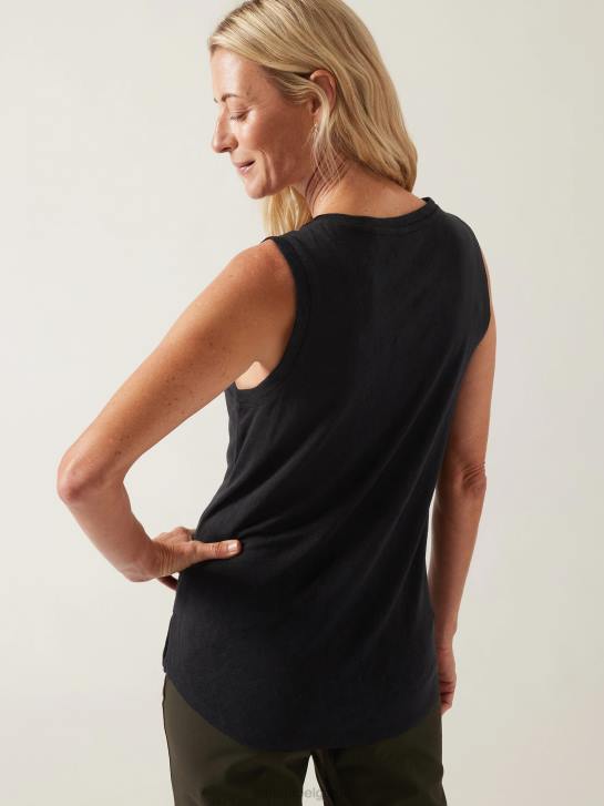 Athleta femmes réservoir venteux JRTZ315 vêtements noir