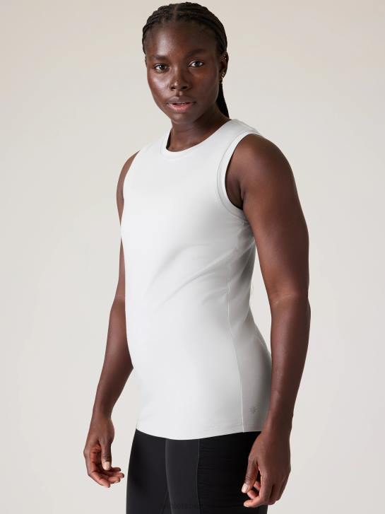 Athleta femmes réservoir vital 2.0 JRTZ234 vêtements gris clair chiné