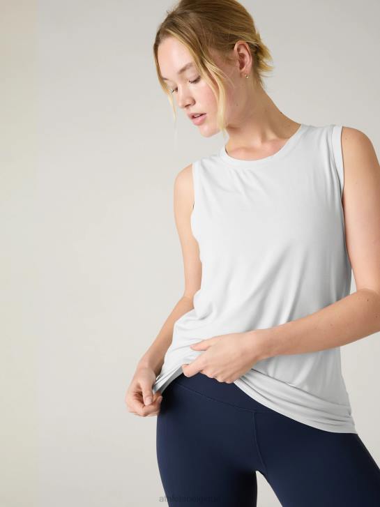 Athleta femmes réservoir vital 2.0 JRTZ234 vêtements gris clair chiné