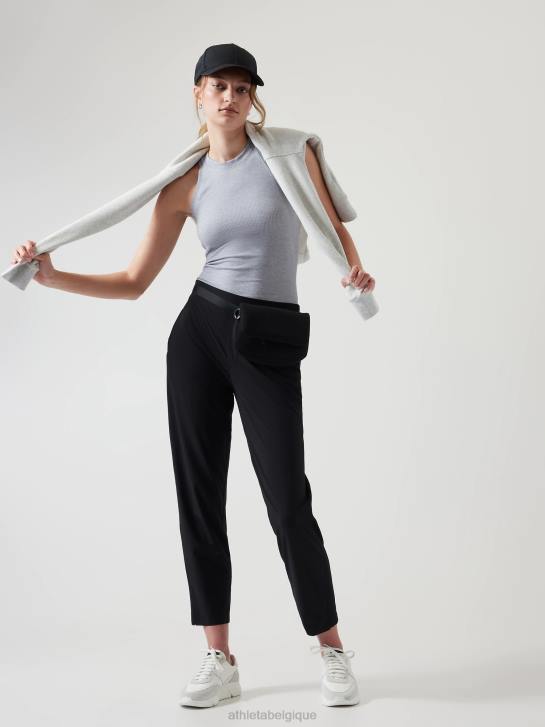 Athleta femmes renouveler le débardeur dos nageur sans couture JRTZ313 vêtements gris chiné
