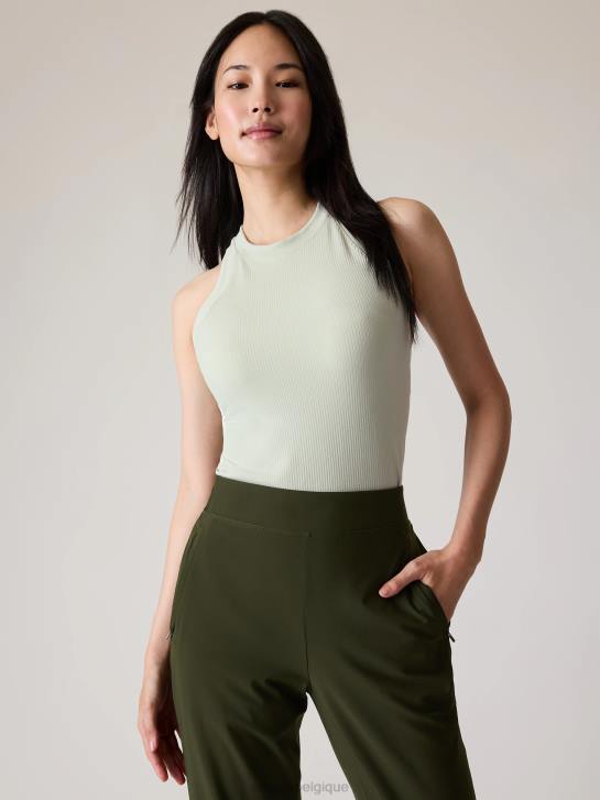 Athleta femmes renouveler le débardeur dos nageur sans couture JRTZ422 vêtements teinte céladon